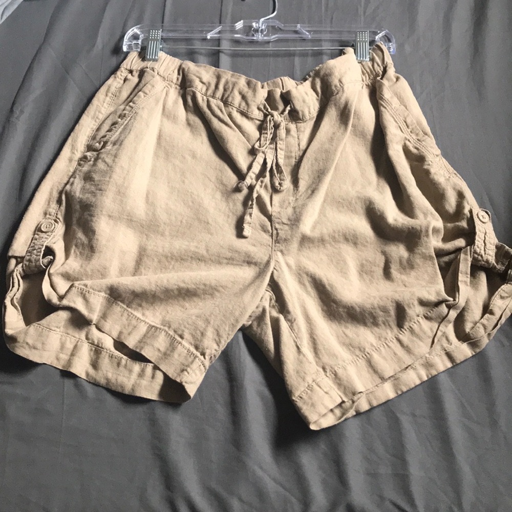 Khaki Cargo Shorts